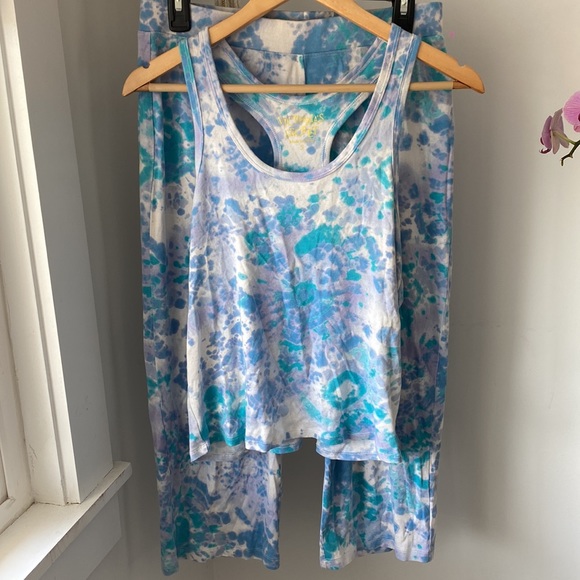 Victoria's Secret Other - Victoria Secret Y2K Tye Dye PJs Set Small